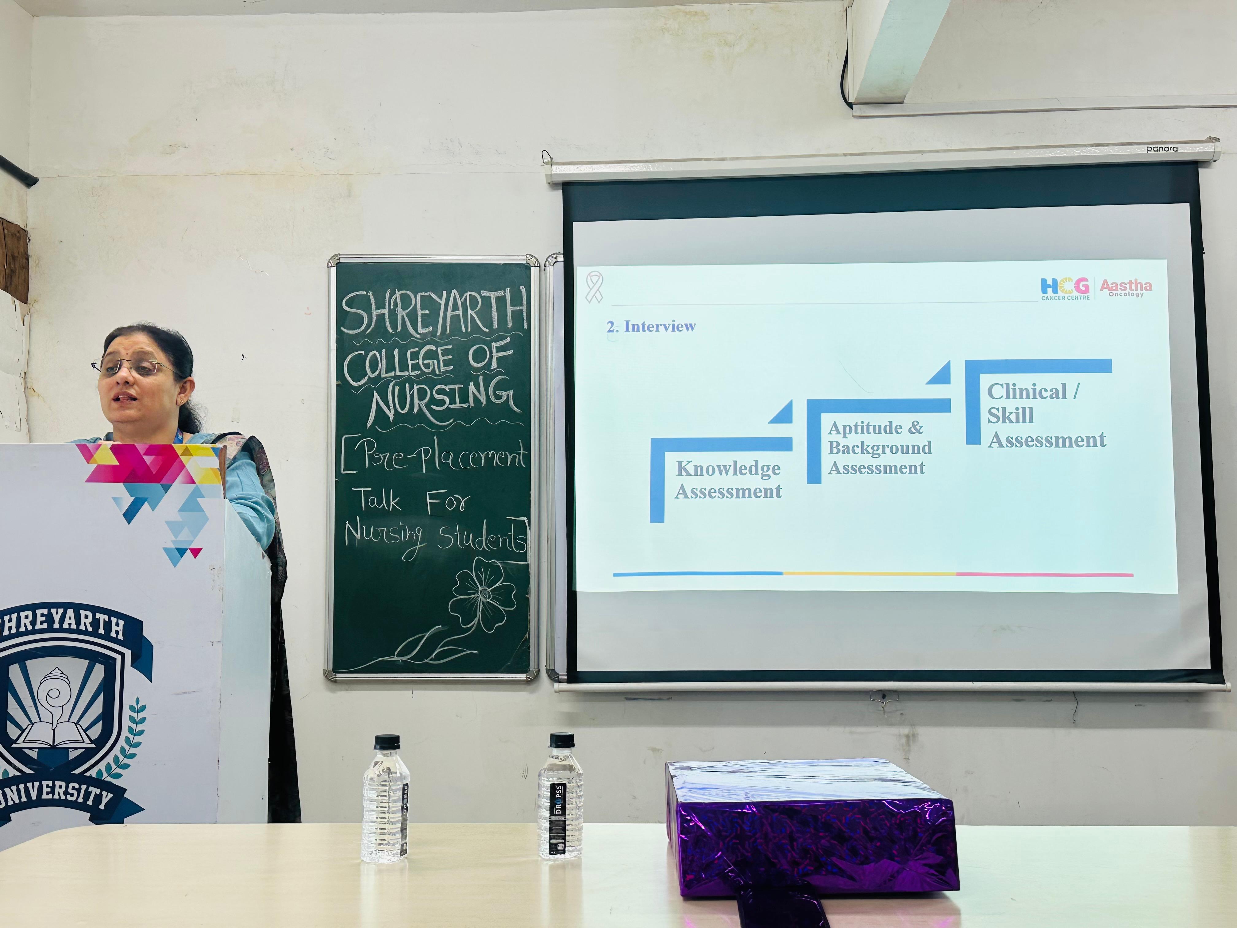 PRE-PLACEMENT TALK photo