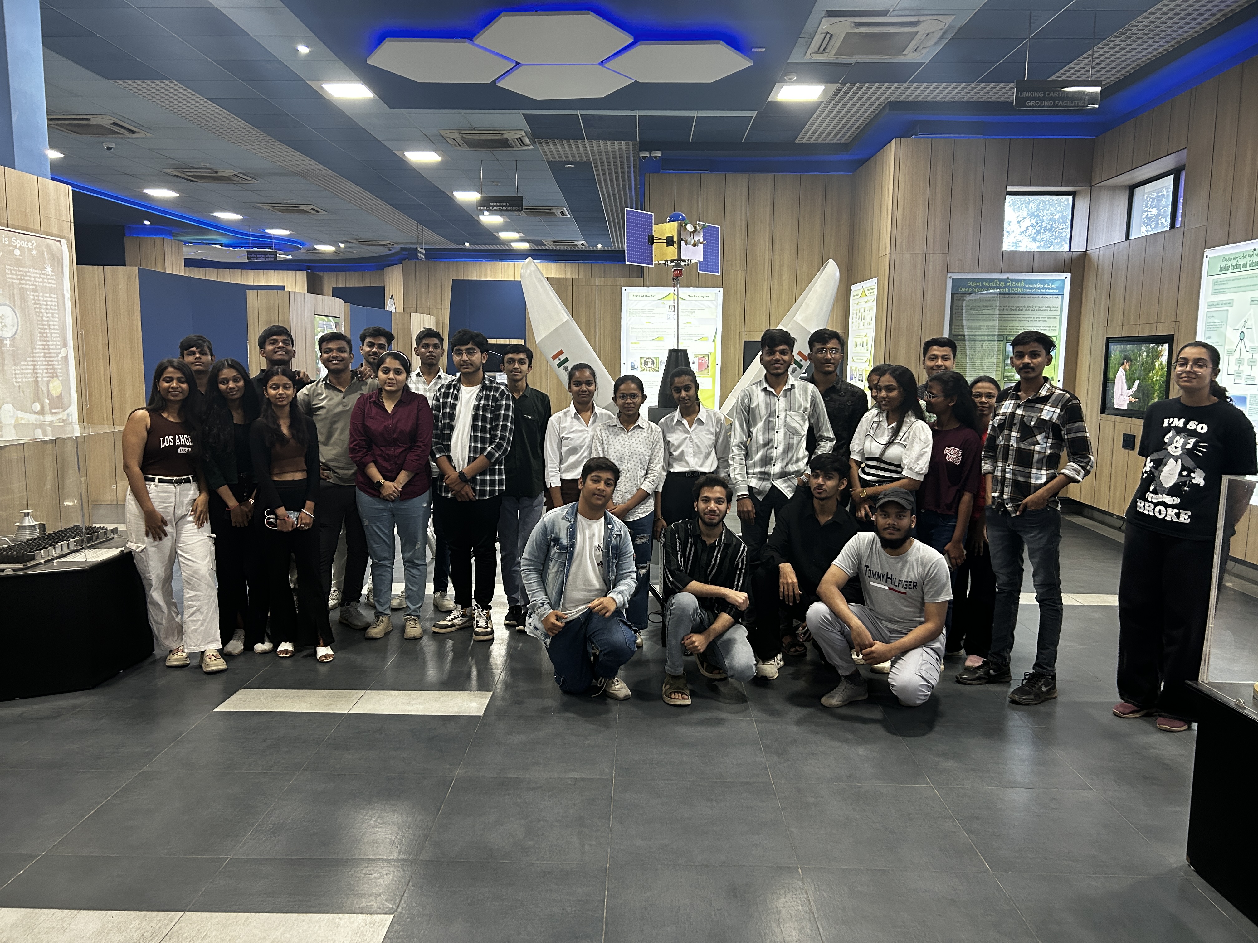 Industrial visit at  Vikram Sarabhai Space Exhibition (VVSE), ISRO photo