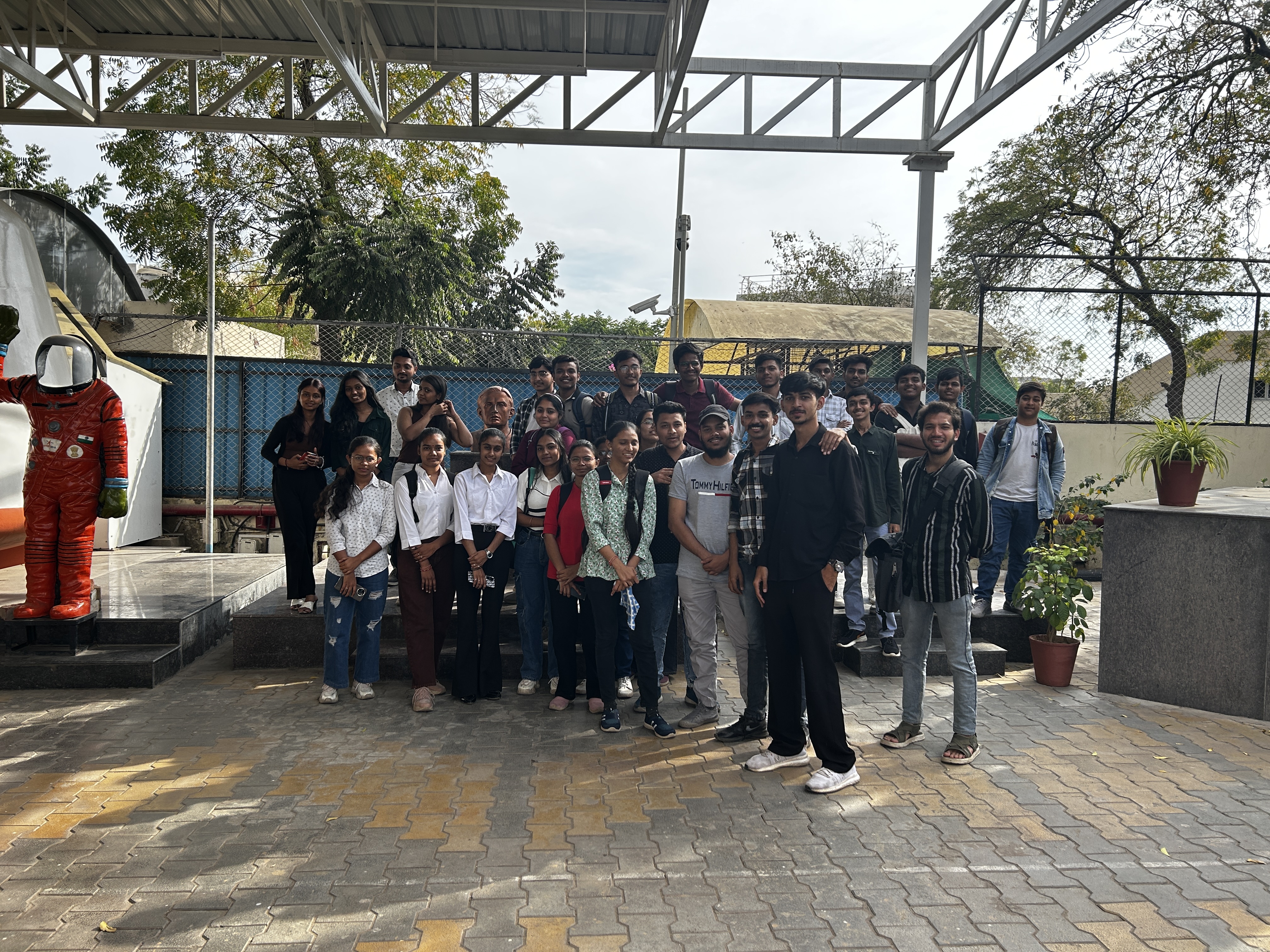 Industrial visit at  Vikram Sarabhai Space Exhibition (VVSE), ISRO photo