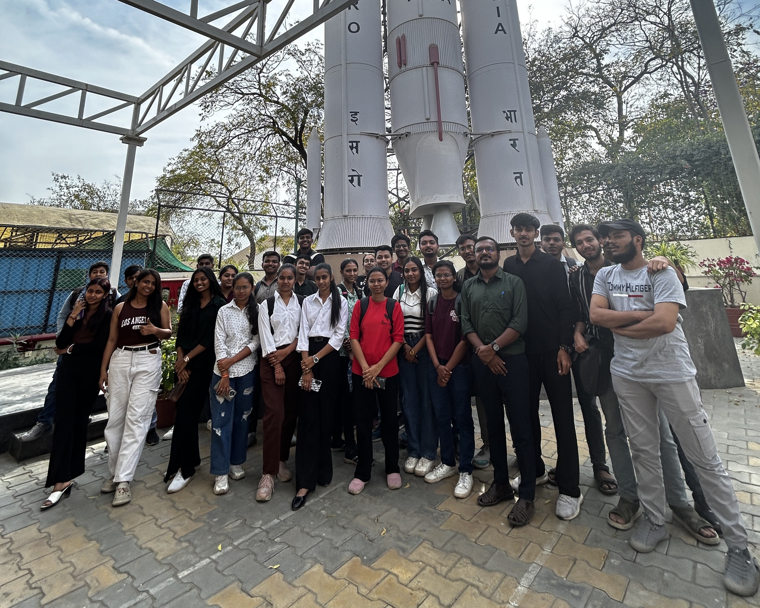 Industrial visit at  Vikram Sarabhai Space Exhibition (VVSE), ISRO photo